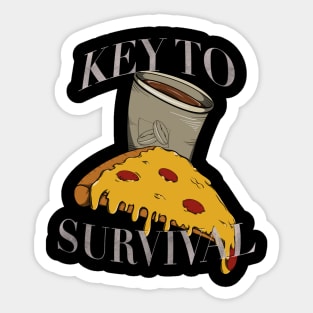 Key To Survival Sticker